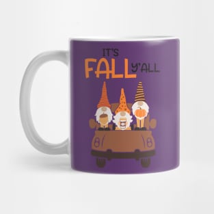 It's fall y'all gnome t-shirt Mug